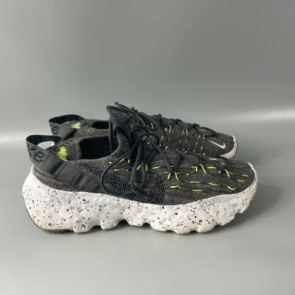 Nike Space Hippie 04 CZ6398 010 Black/Volt-White New Men's Size 8.5 - Picture 2 of 14